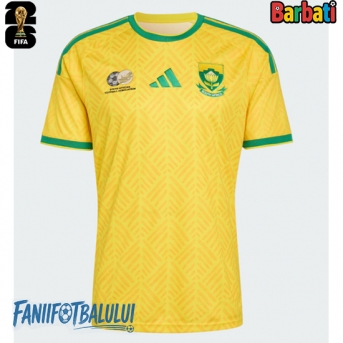 Africa de Sud Tricou Fotbal Replică Mondial 2026 Barbati Acasa